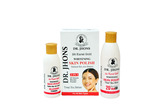 24 Karat Gold Whitening Skin Polish – 2 in 1
