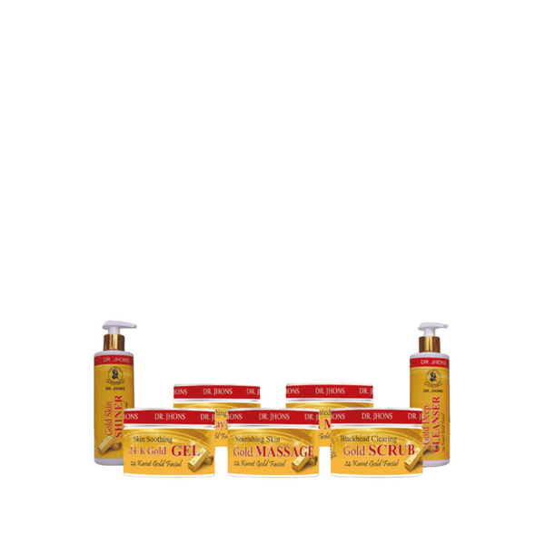24K GOLD FACIAL KIT JAR