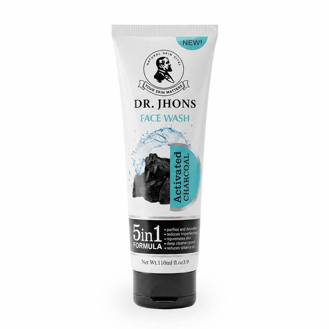 Activated Charcoal Face Wash 5 in 1 Formula