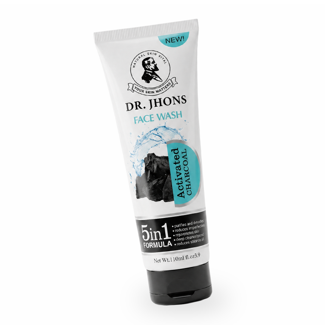 Activated Charcoal Face Wash 5 in 1 Formula