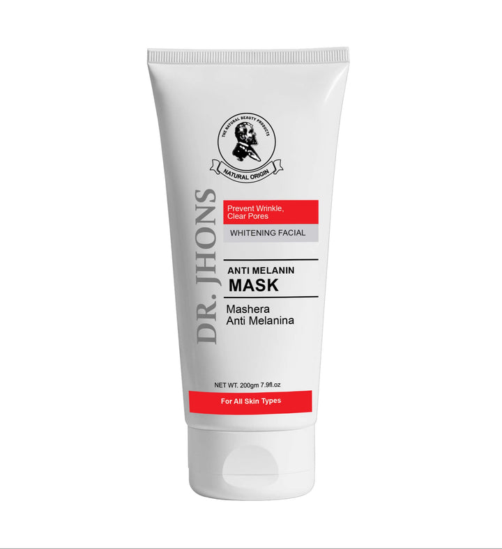 Tube of Dr. Thoms Anti Melanin Mask on a white background